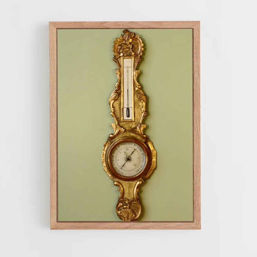 ap-barometer-2 cadre Bois clair