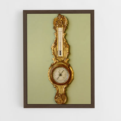 ap-barometer-2 cadre Bois foncé