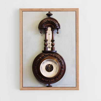 ap-barometer-3 cadre Bois clair