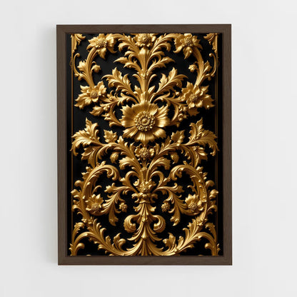 ap-baroque-1 cadre Bois foncé
