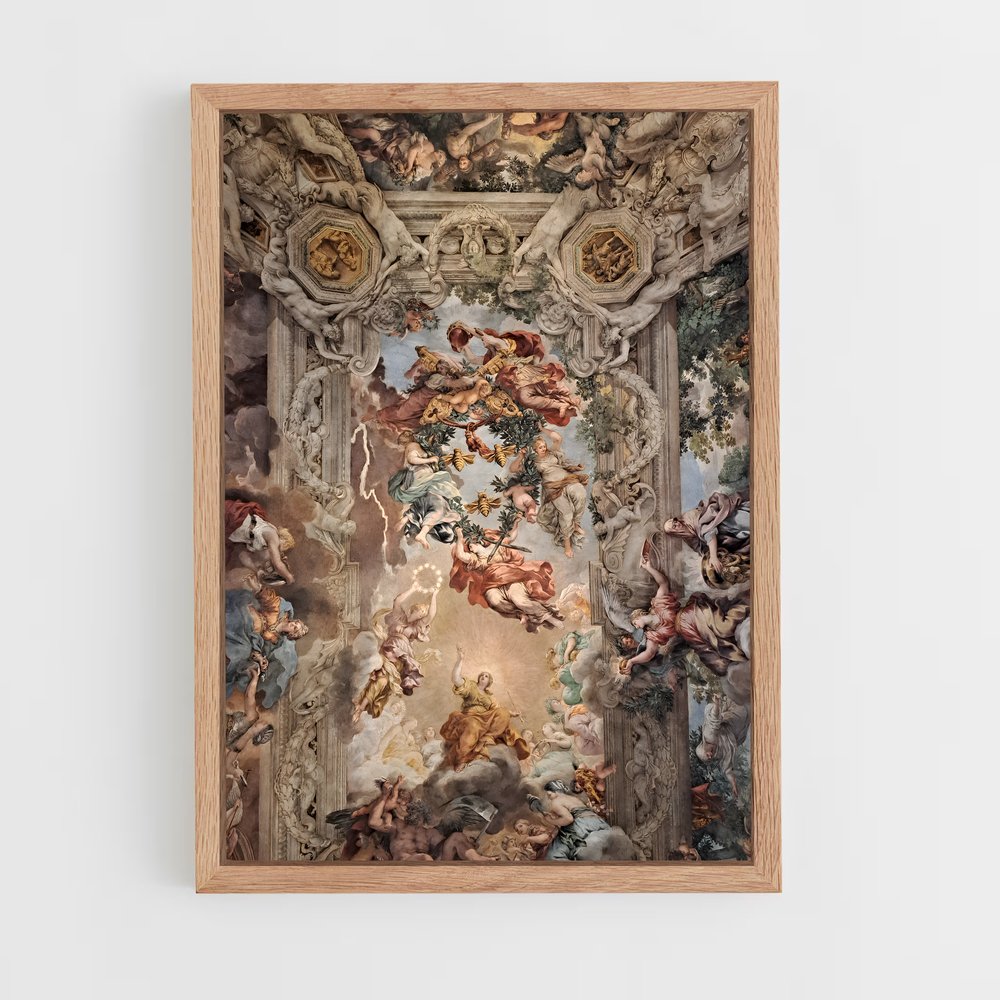 ap-baroque-3 cadre Bois clair