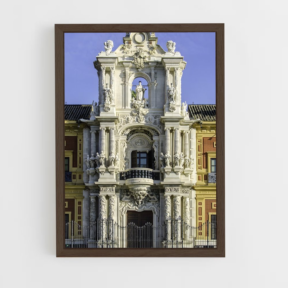 ap-baroque architecture-1 cadre Bois foncé