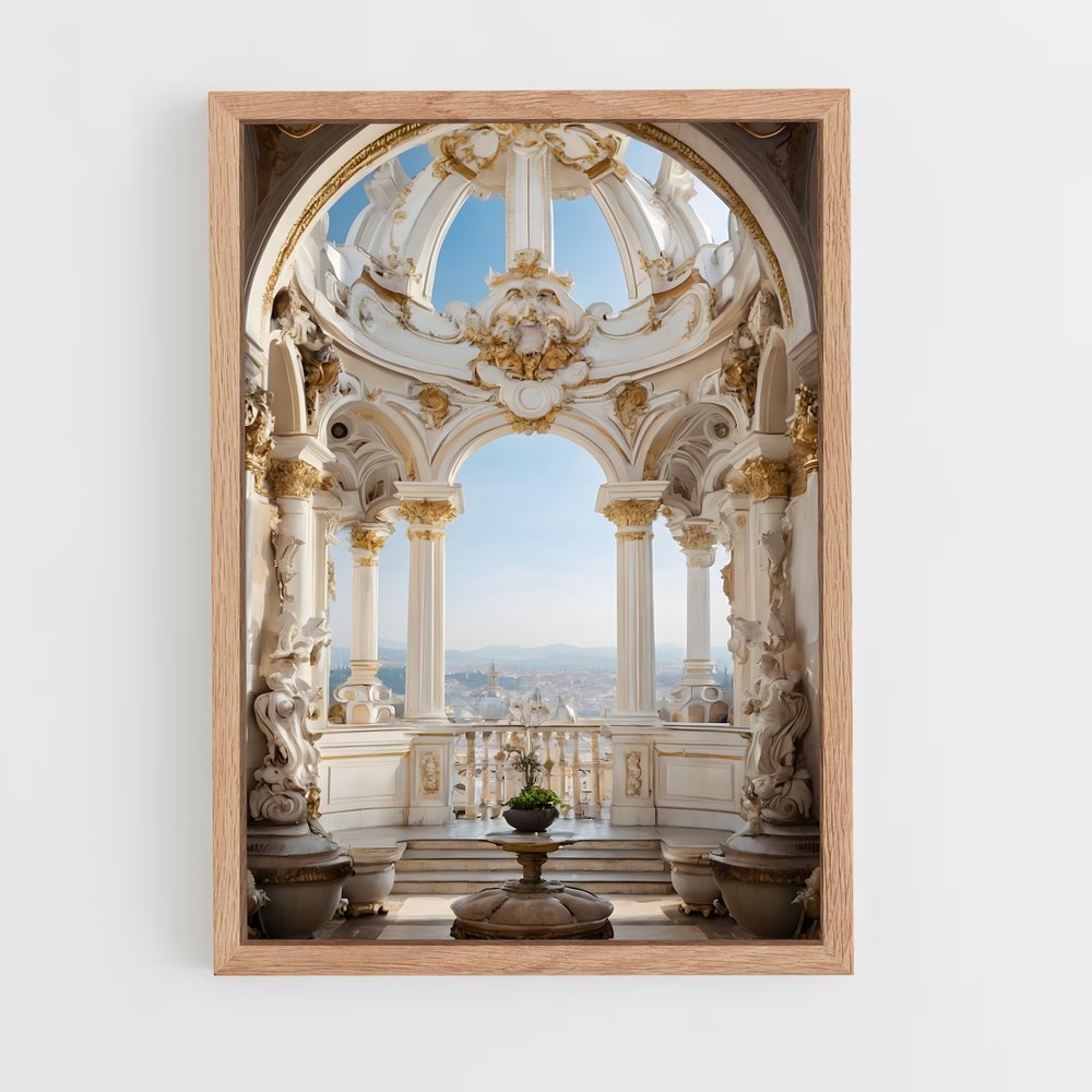 ap-baroque architecture-7 cadre Bois clair