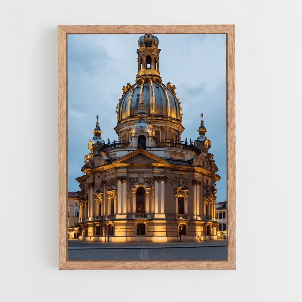 ap-baroque architecture-8 cadre Bois clair