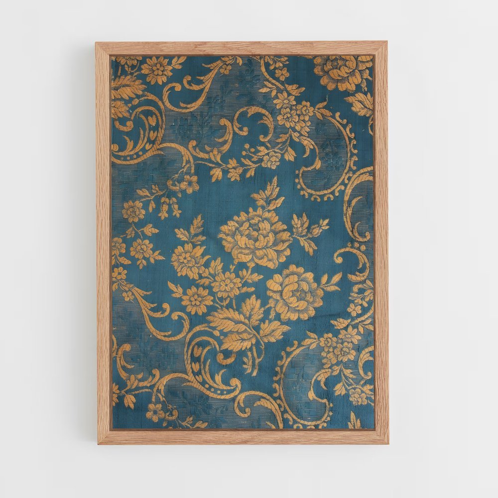 ap-baroque patterns-4 cadre Bois clair