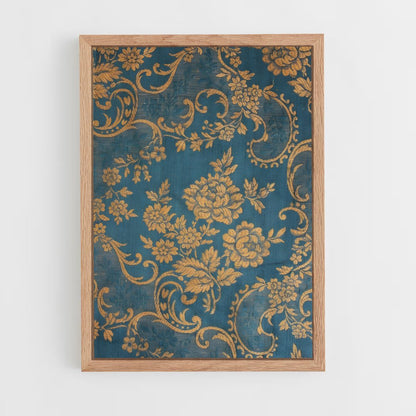 ap-baroque patterns-4 cadre Bois clair