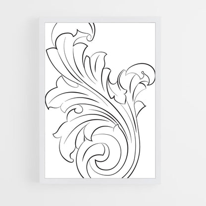 ap-baroque patterns-9 cadre Blanc