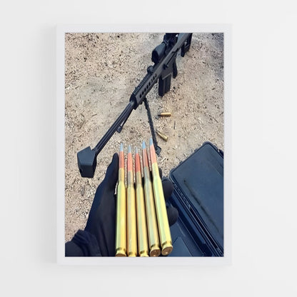 ap-barrett 50 cal-1 cadre Blanc