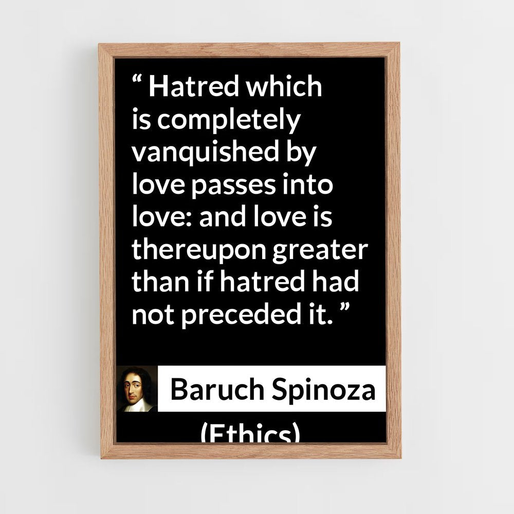 ap-baruch spinoza-1 cadre Bois clair