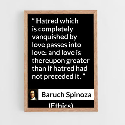 ap-baruch spinoza-1 cadre Bois clair