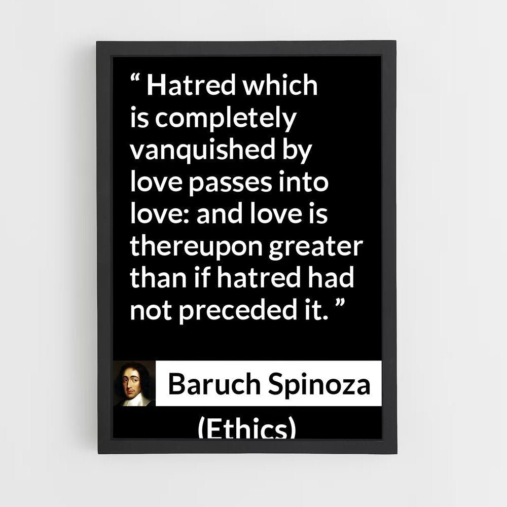 ap-baruch spinoza-1 cadre Noir