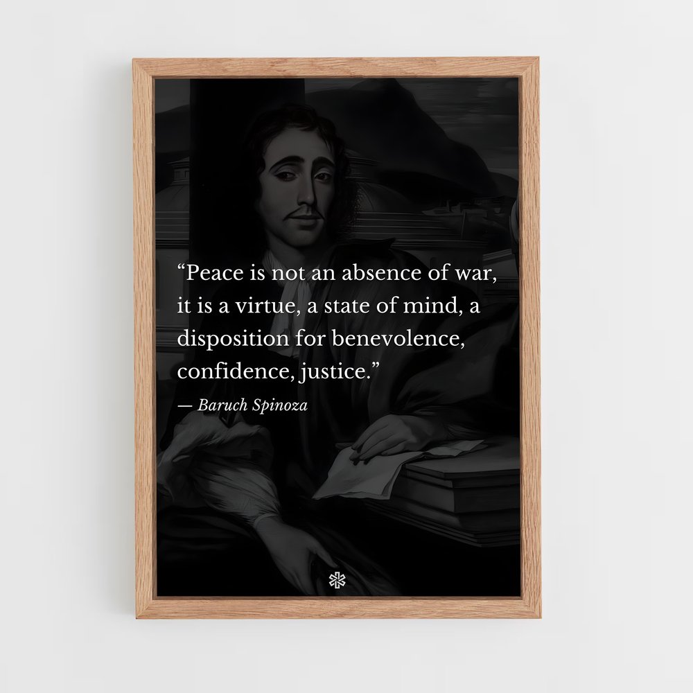 ap-baruch spinoza-2 cadre Bois clair