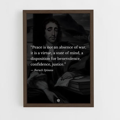 ap-baruch spinoza-2 cadre Bois foncé