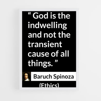 ap-baruch spinoza-6 cadre Blanc