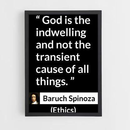 ap-baruch spinoza-6 cadre Noir