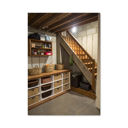 Poster Escalier Secret