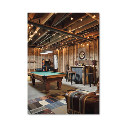 Poster Le Joueur de Billard