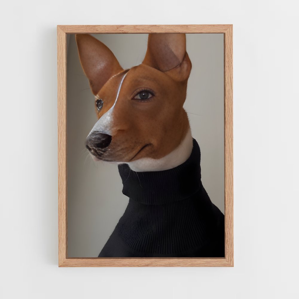 ap-basenji-4 cadre Bois clair