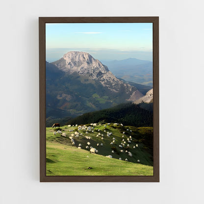 ap-basque country-1 cadre Bois foncé