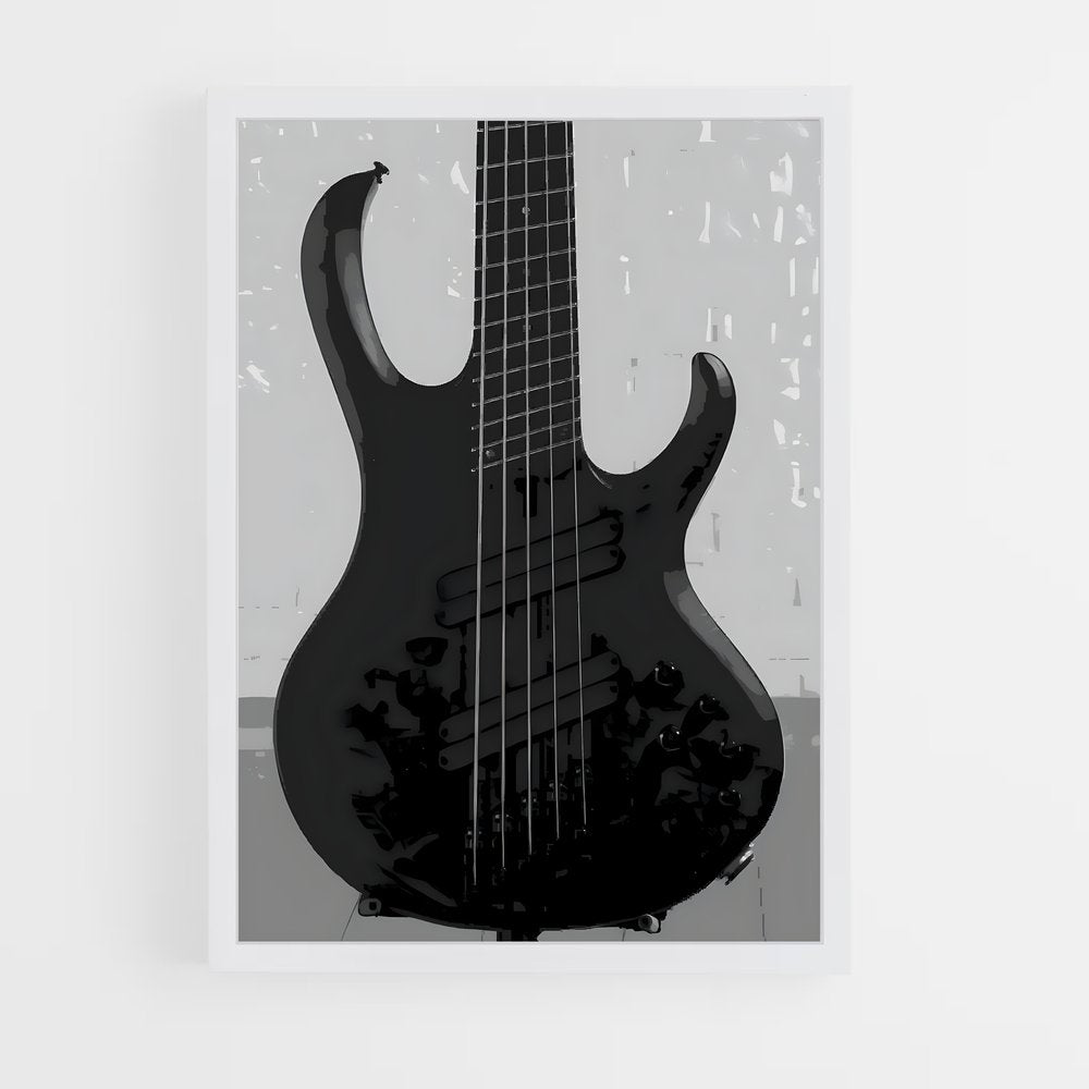 ap-bass guitar-2 cadre Blanc