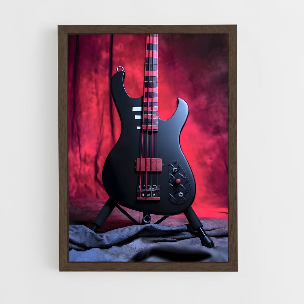 ap-bass guitar-3 cadre Bois foncé