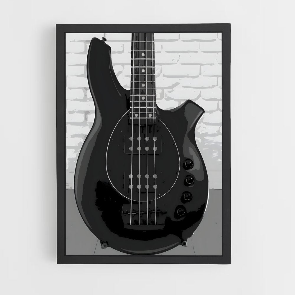 ap-bass guitar-4 cadre Noir