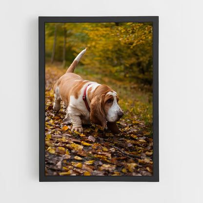 ap-basset hound-4 cadre Noir