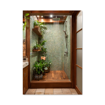 Poster Oasis de Douche