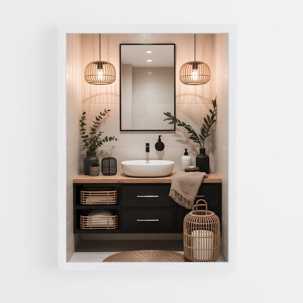 ap-bathroom-17 cadre Blanc