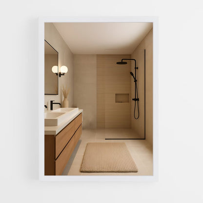 ap-bathroom-19 cadre Blanc