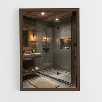 ap-bathroom-2 cadre Bois foncé