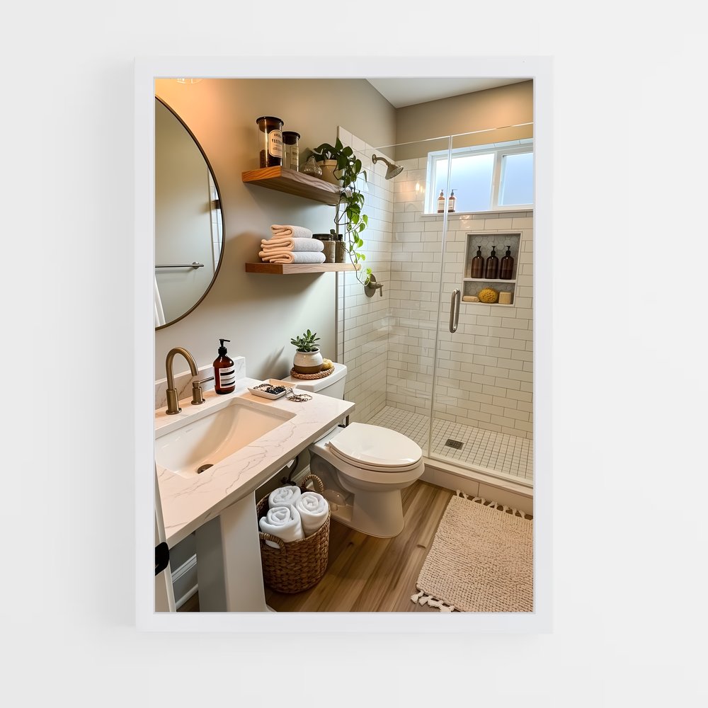 ap-bathroom-4 cadre Blanc