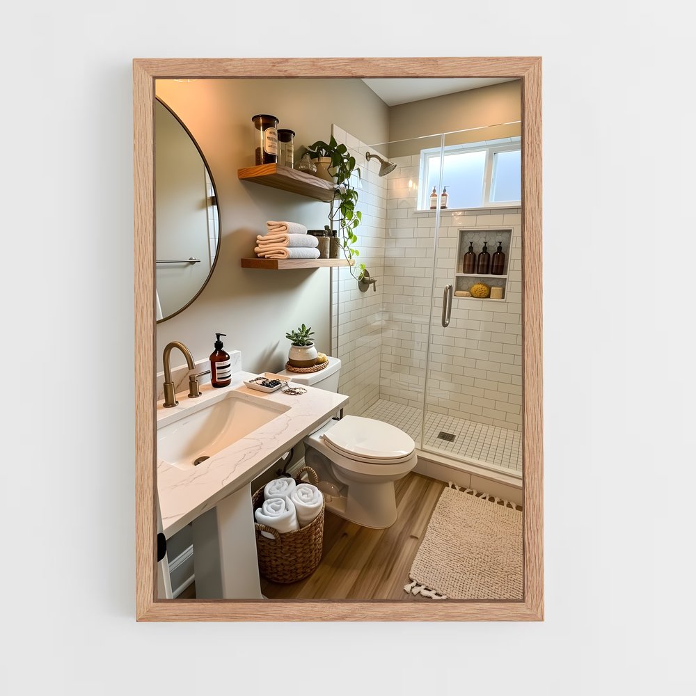 ap-bathroom-4 cadre Bois clair