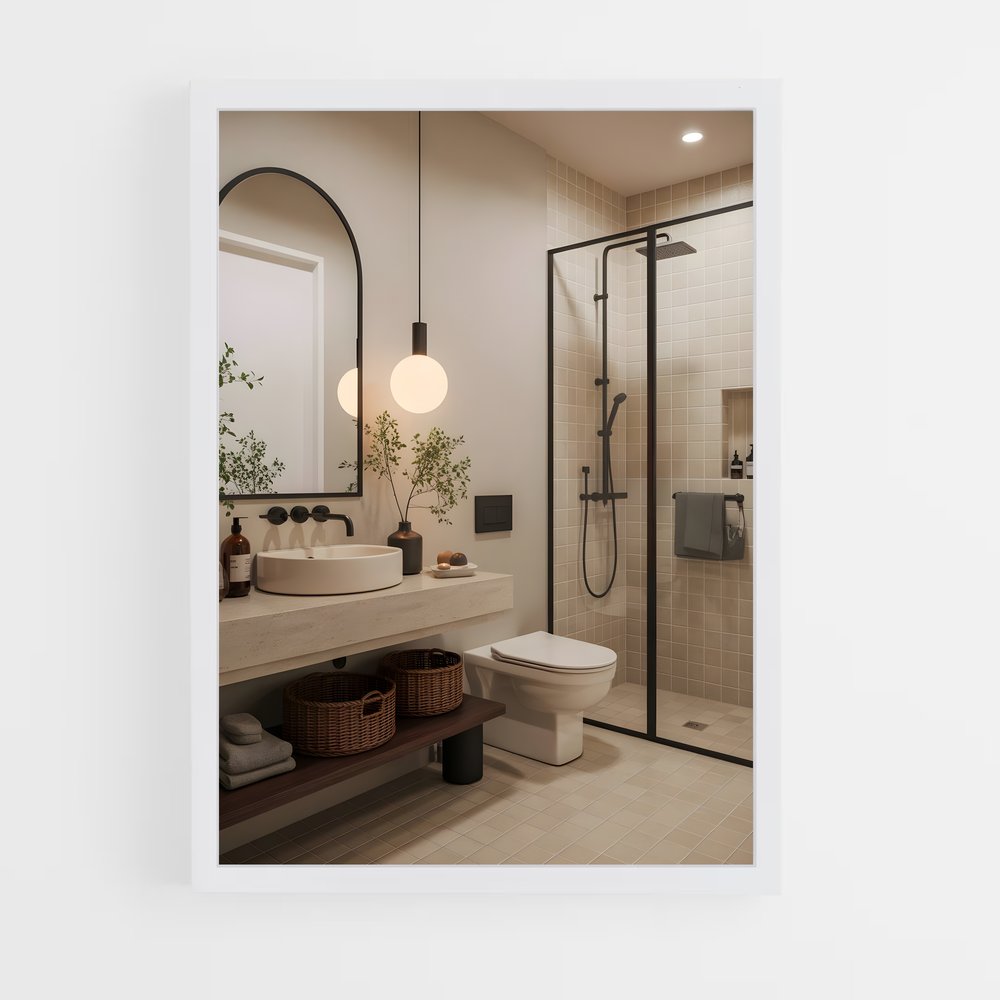 ap-bathroom-5 cadre Blanc
