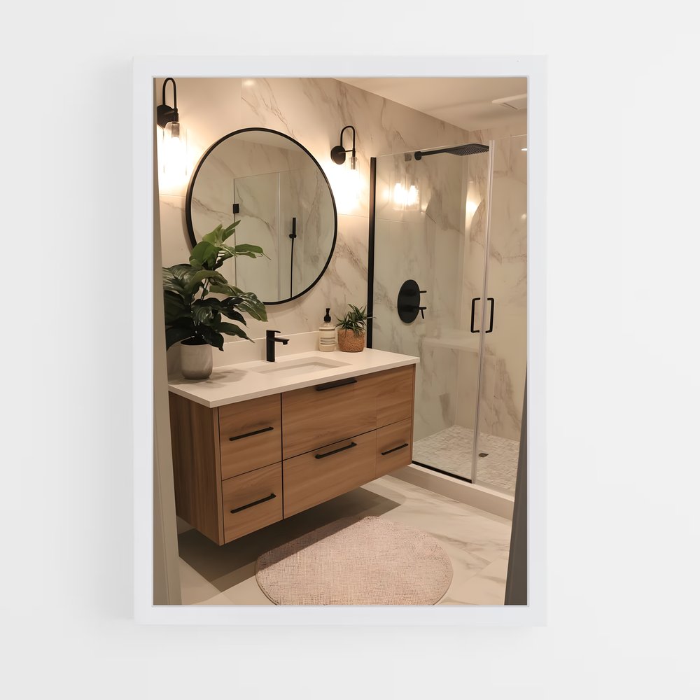 ap-bathroom-6 cadre Blanc