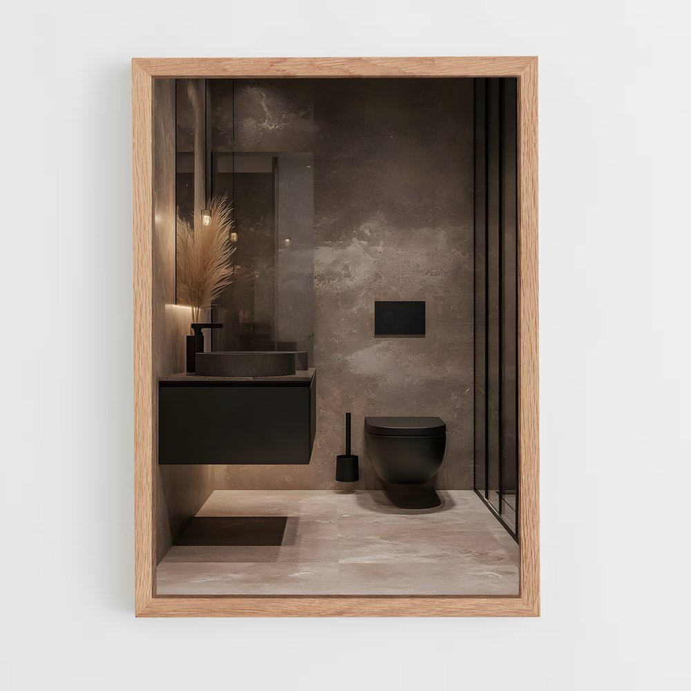 ap-bathroom-7 cadre Bois clair