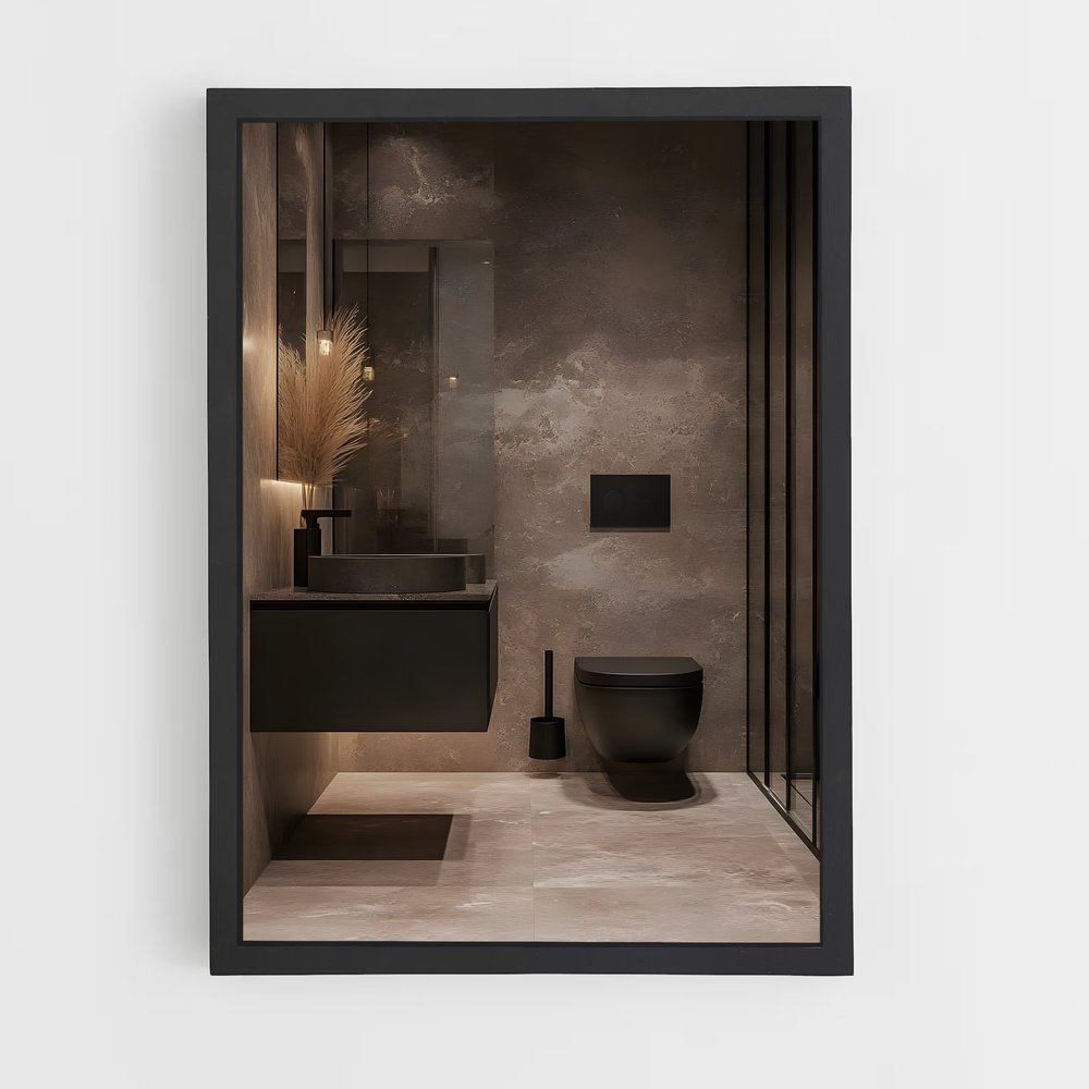 ap-bathroom-7 cadre Noir