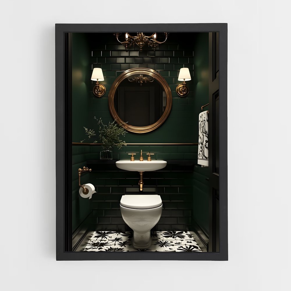 ap-bathroom-8 cadre Noir