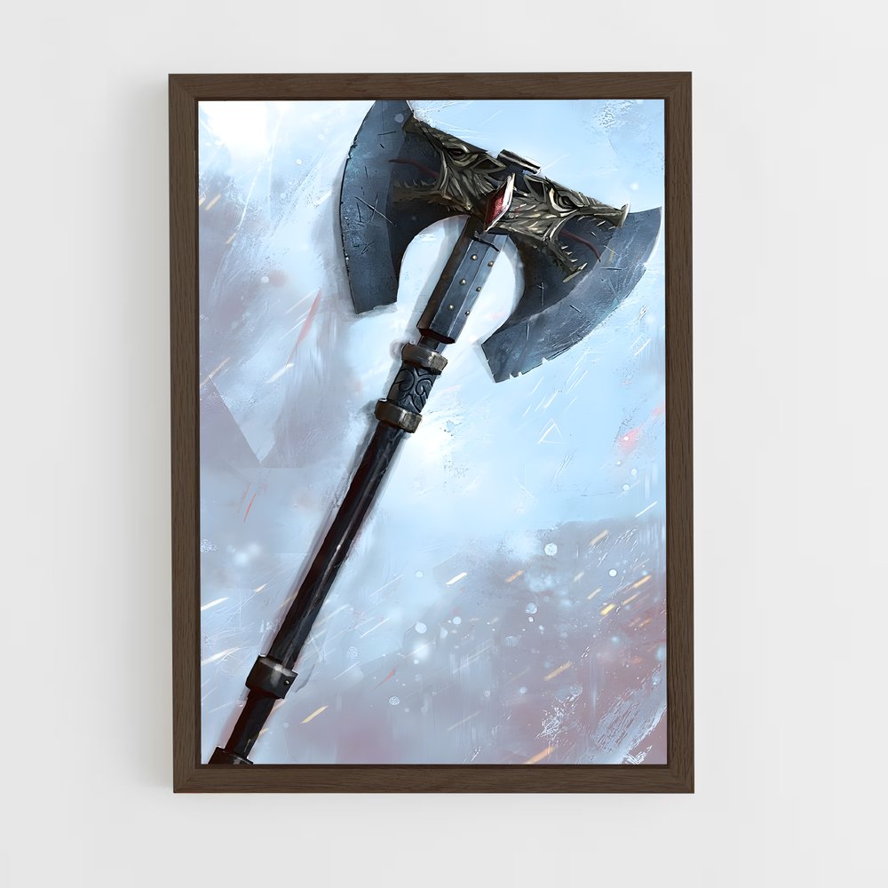 ap-battle axe-1 cadre Bois foncé