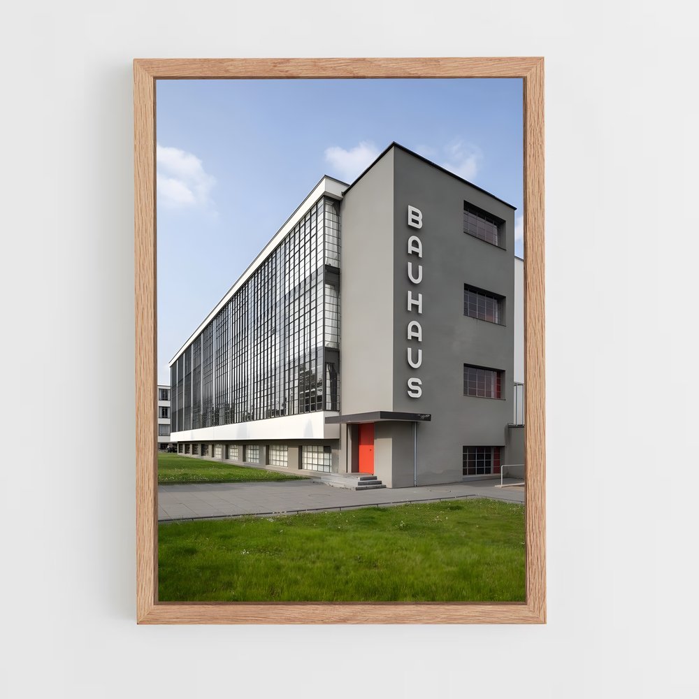 ap-bauhaus architecture-3 cadre Bois clair