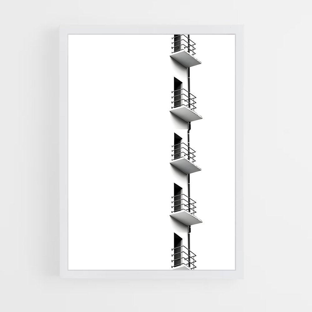 ap-bauhaus architecture-4 cadre Blanc