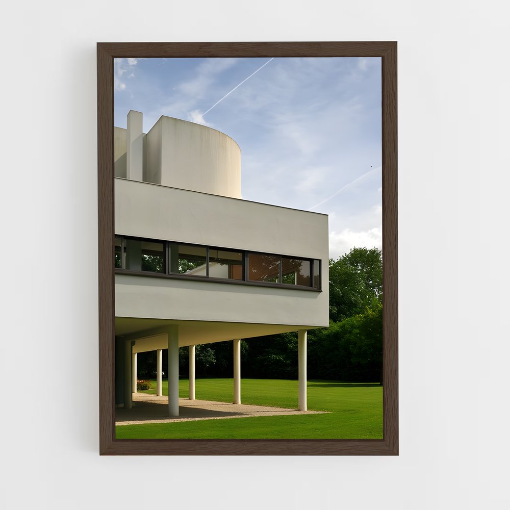 ap-bauhaus architecture-5 cadre Bois foncé