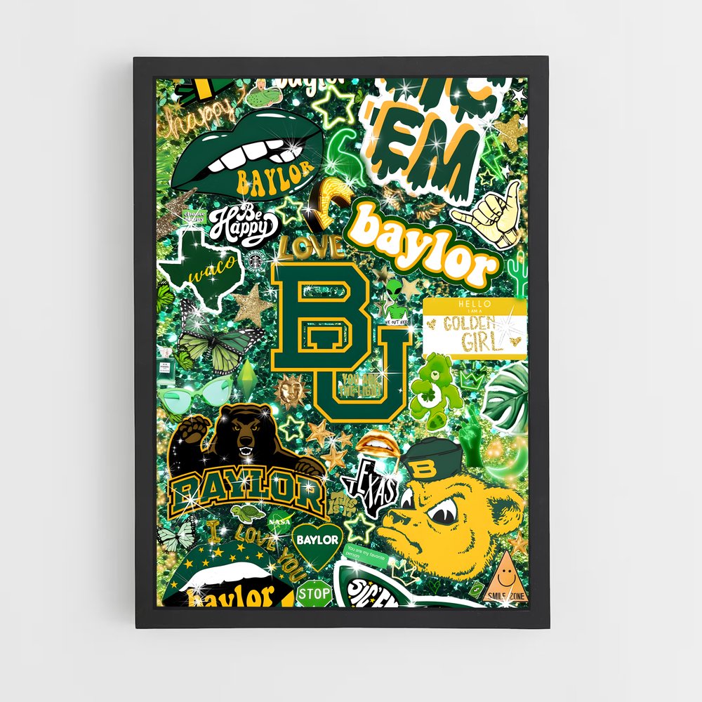 ap-baylor bears-1 cadre Noir