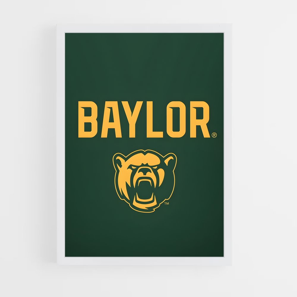 ap-baylor bears-2 cadre Blanc