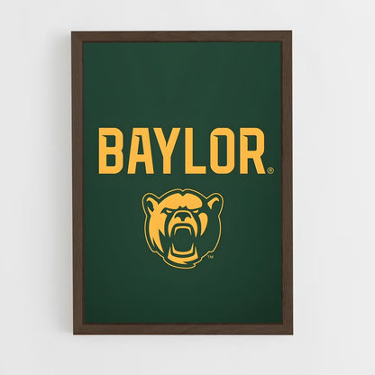 ap-baylor bears-2 cadre Bois foncé