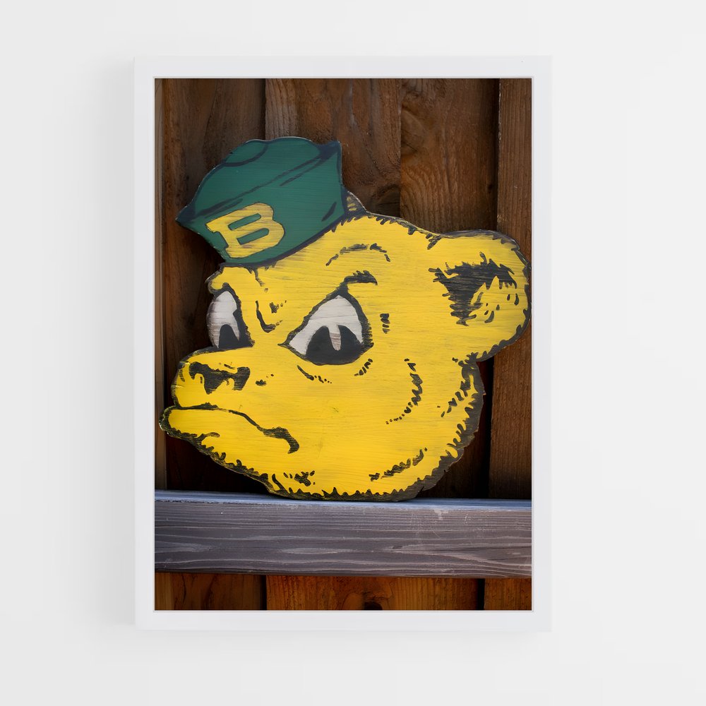 ap-baylor bears-3 cadre Blanc