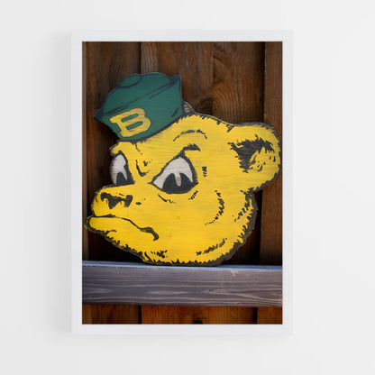 ap-baylor bears-3 cadre Blanc