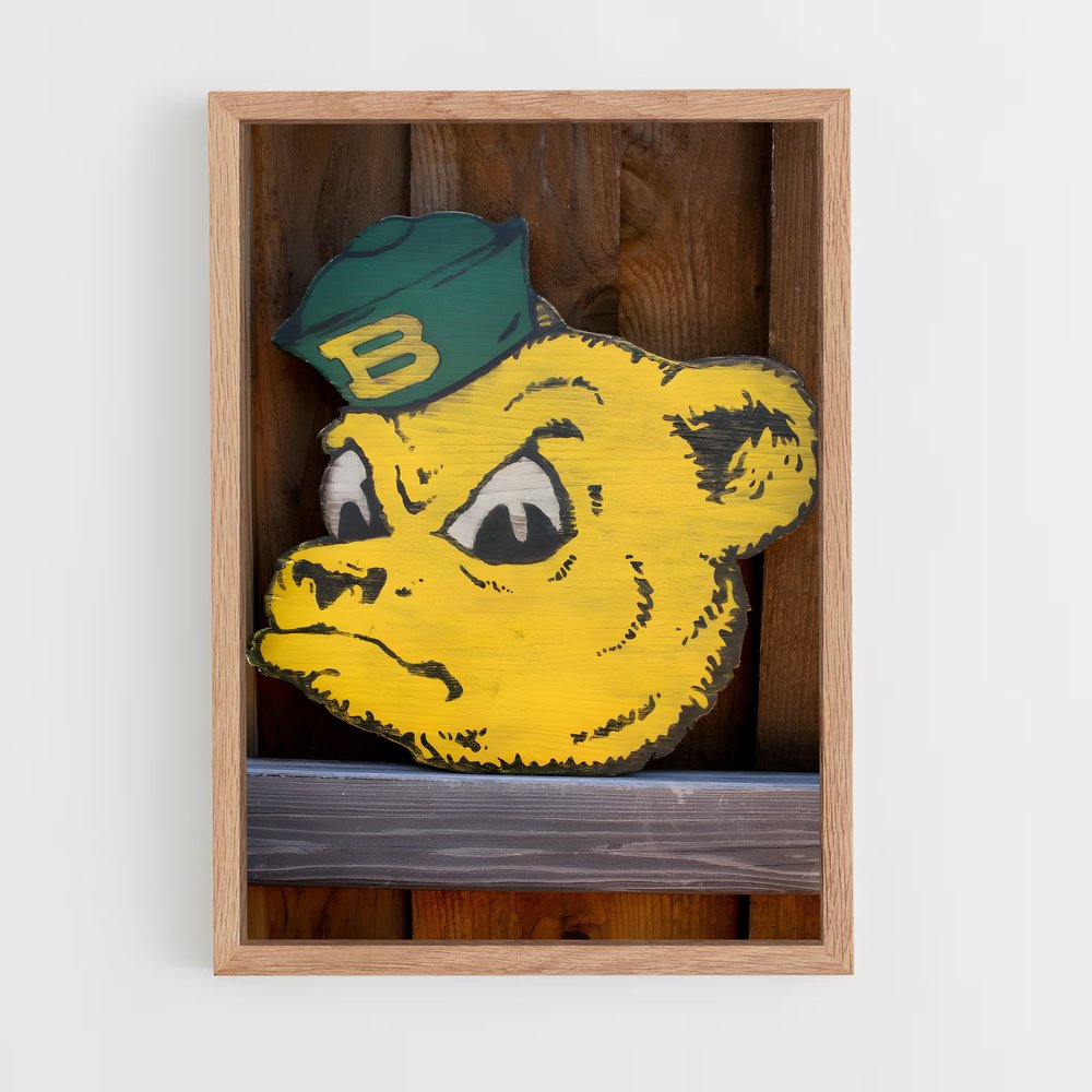 ap-baylor bears-3 cadre Bois clair