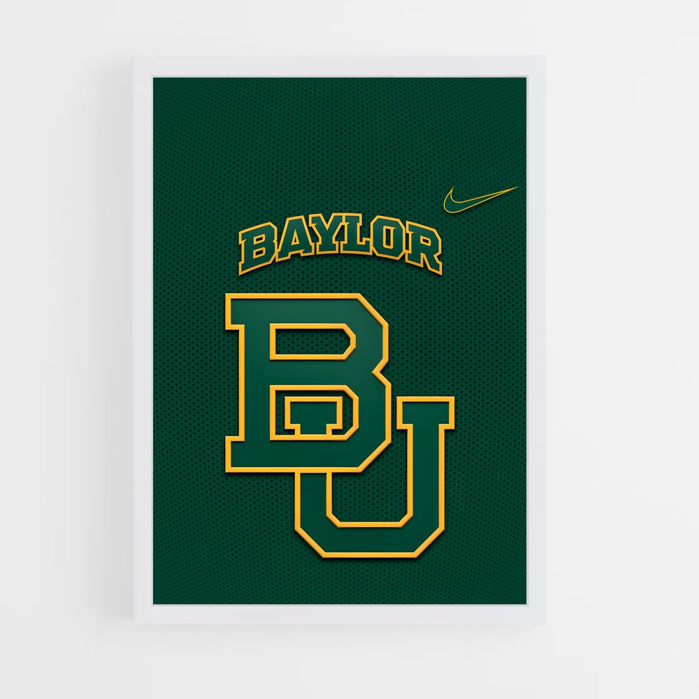 ap-baylor bears-4 cadre Blanc