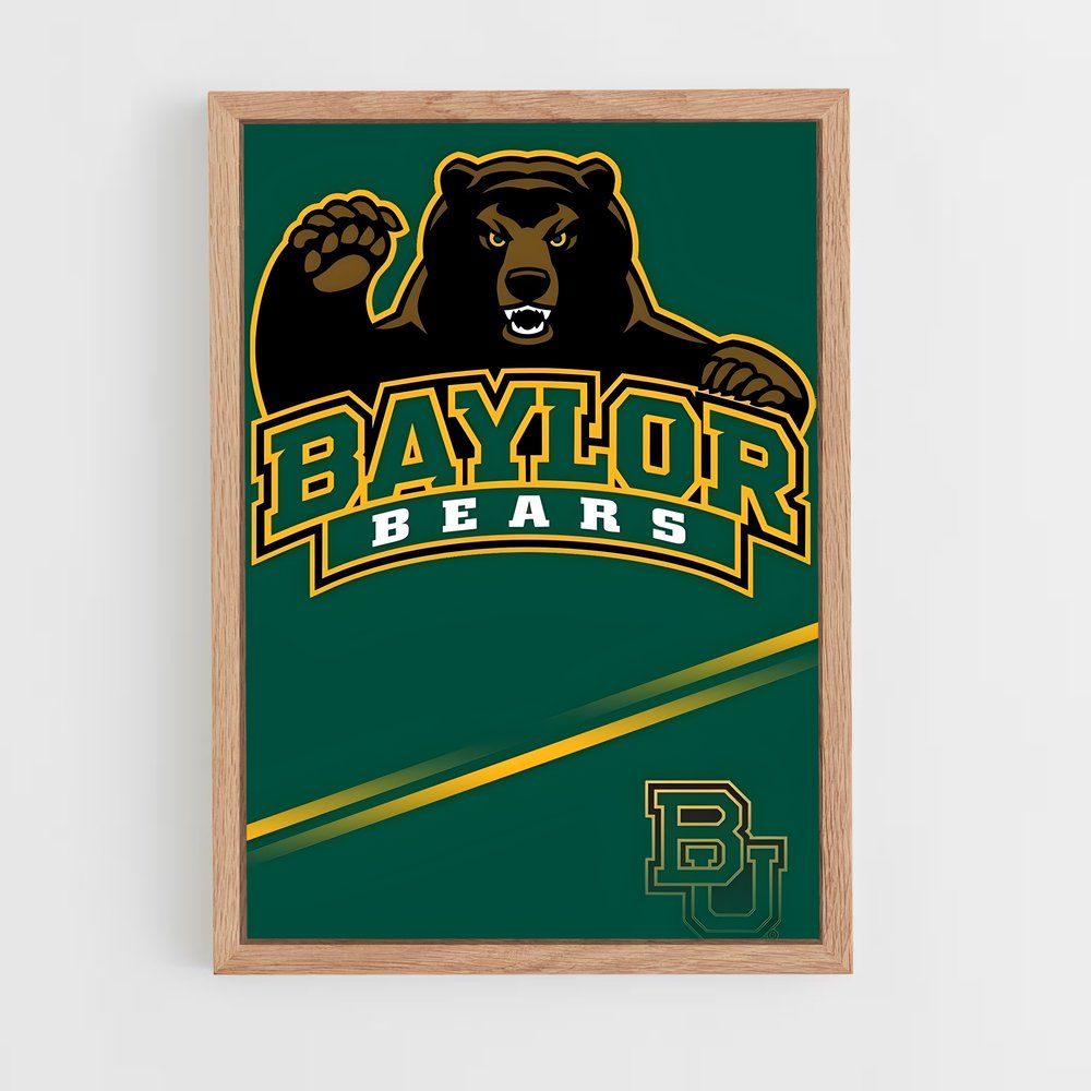 ap-baylor bears-5 cadre Bois clair